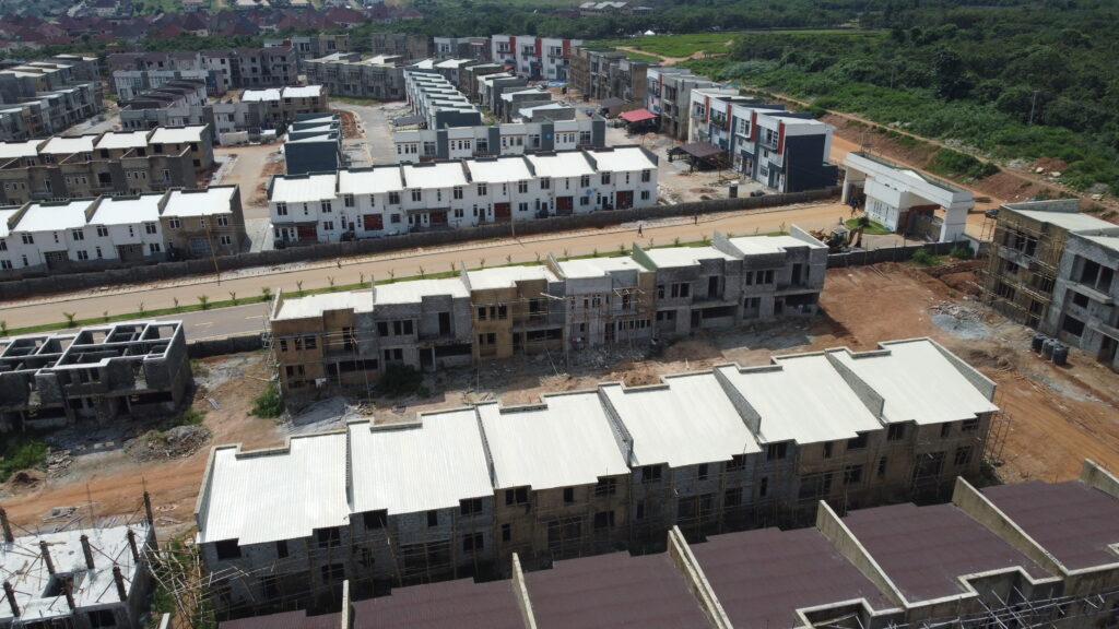 Fabcom Structural Long Span Roofing at Dantata Town Project