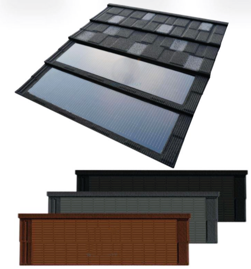 SolarStone Fabcom Structural Solar Roofing